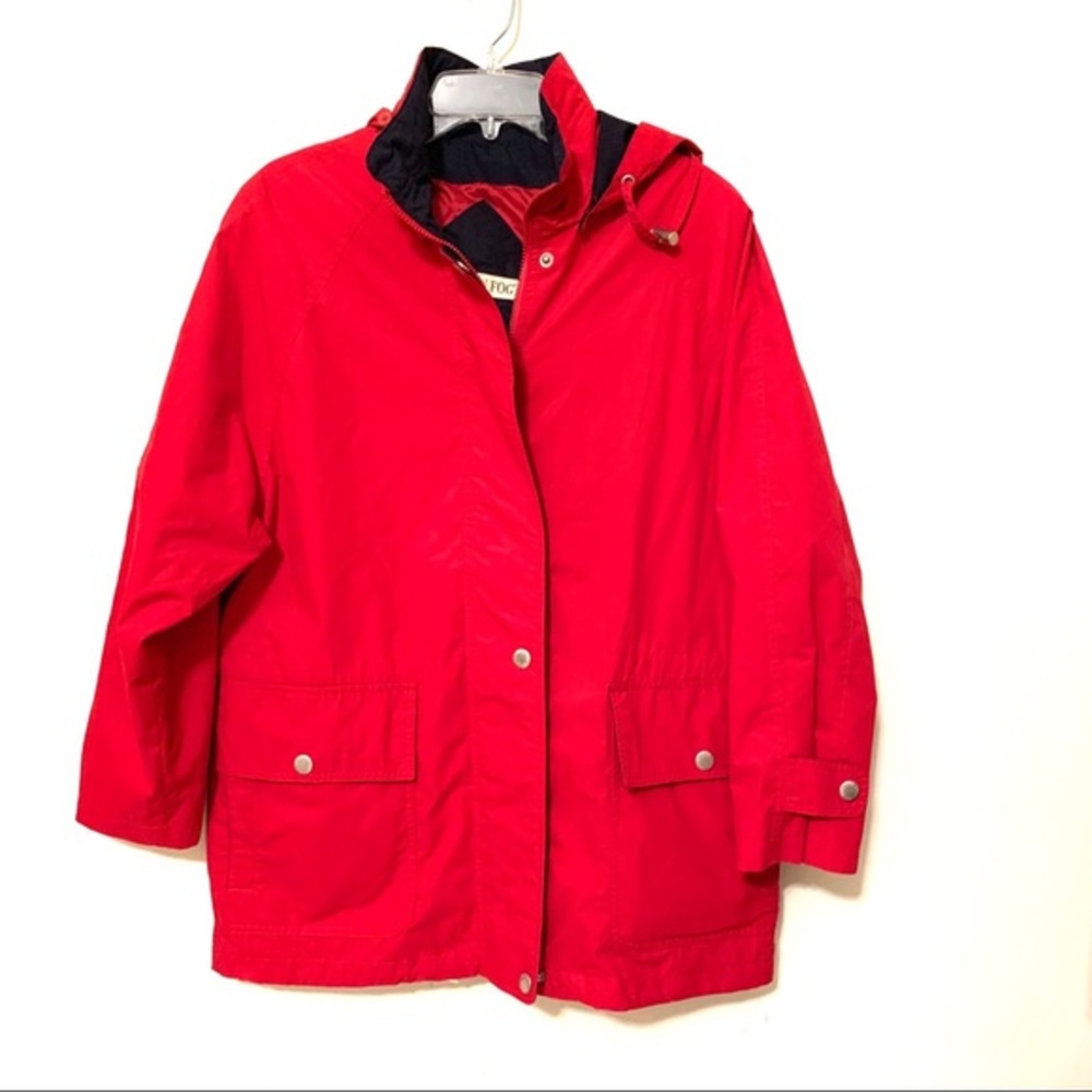 London Fog Full Zip Hooded Jacket